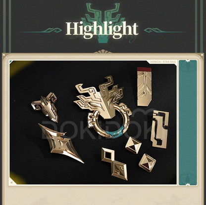 Dan Heng IL Permansor Terrae Cosplay Costume Game Honkai: Star Rail【S-2XL】DokiDoki-SR Danheng Tail Halloween Cosplay Plus Size