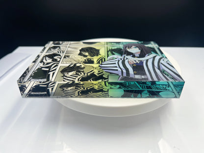 New Demon Slayer Creative High-value Bar Chi Tokitou Muichirou Acrylic Brick Computer Desktop Ornaments Anime Peripheral Gifts