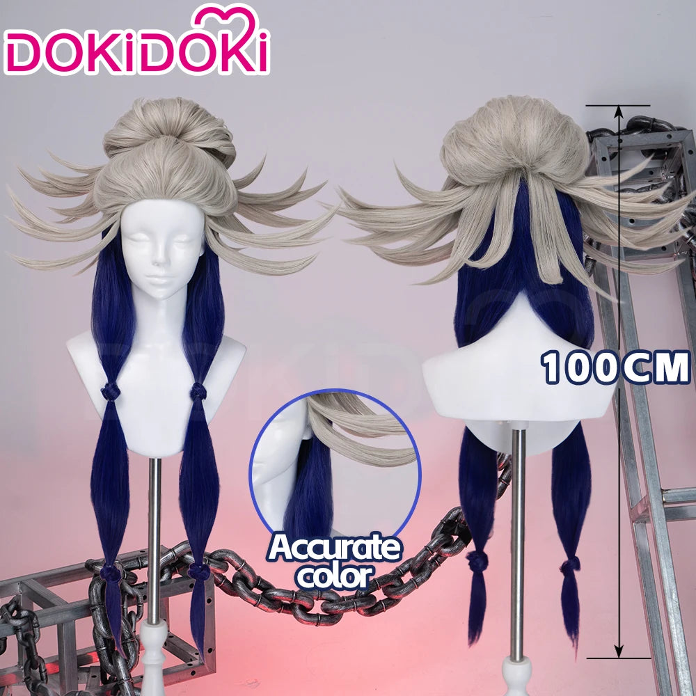 Tamsy Amo Riyo 100cm Long Heat Resistant Anime Cosplay Wig with Free Cap Dokidoki Men Empool Caines - Only / One Size