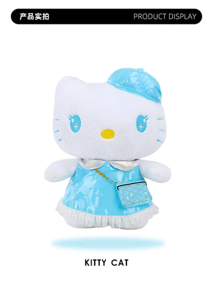 Sanrio 65cm cute Fluffy Kawaii Hello Kitty Plush Toy in Dress Scented Doll Large Stuffed Animal for Kids Birthday Christmas Gift