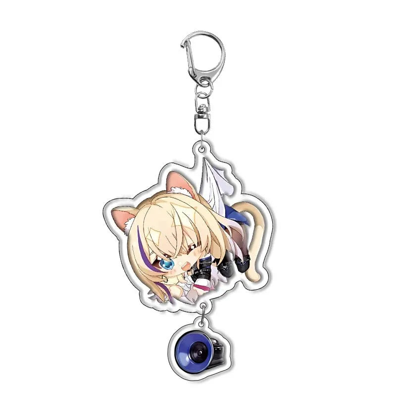 Honkai Star Rail Keychain Himeko March 7th Sampo Koski Blade Cosplay Dan Heng Silver Wolf Key Chain Astral Express Jing Yuan Boy