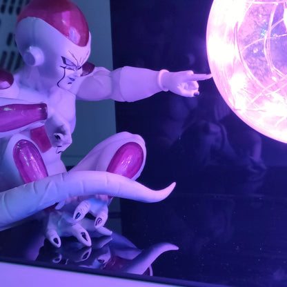 Dragon Ball Anime Lamp Goku vs Freeza Kamehameha Led Diy Action Figure Toys DBZ 3d Atmosphere Lamp Figurine PVC Model