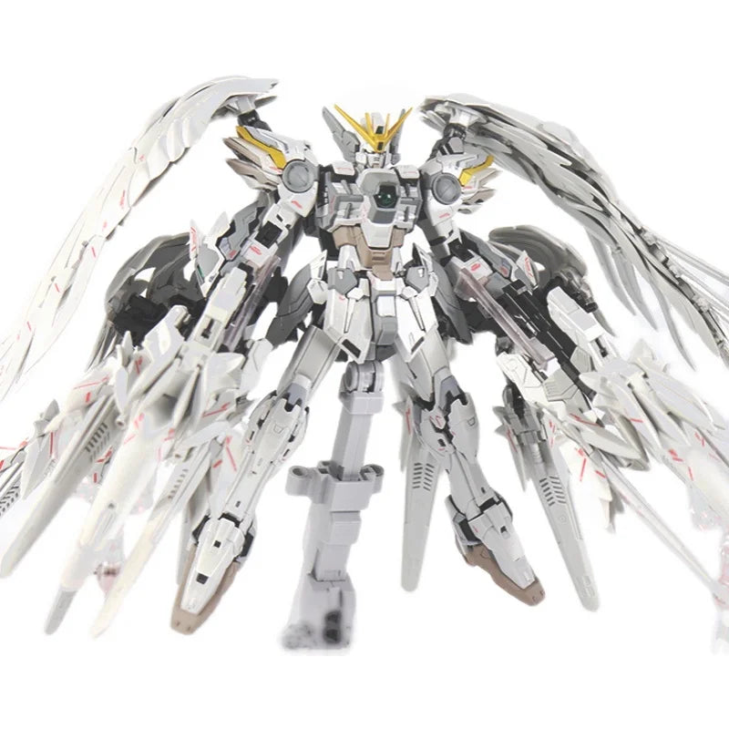 Daban 8827 MG 1/100 Snow White Prelude Fix Model Kit XXXG-00YSW Wings Assembly Action Figure Custom Toy