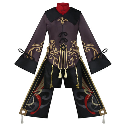 CosZtkhpCN Hu Tao Cosplay Costume Adult Polyester Set
