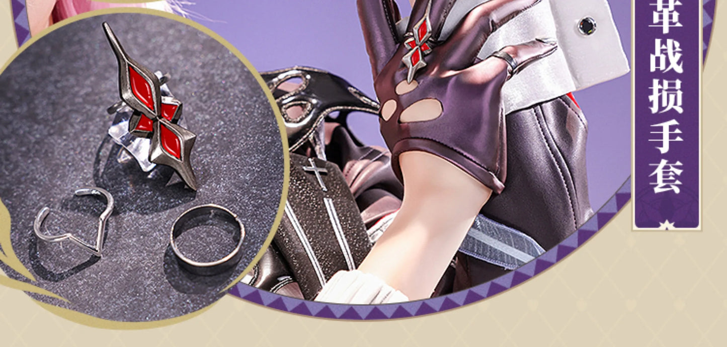 Honkai Star Rail Evernight March 7th Cosplay Costume Wig Dress Headwear Mysterious Foreign Guest Amphoreus Halloween Party Women