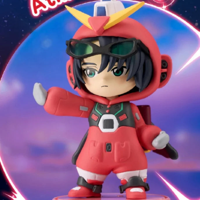 Original Bandai Pajamars Series Mobile Suit Gundam Seed Destiny Blind Box Athrun Zala Toy Cagalli Yula Athha Mystery Box Model