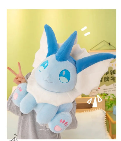 30-60CM Big Size Pokemon Plushies Vaporeon Kawaii Peluche Cartoon Anime Stuffed Animal Comfortable Soft Doll Children Toy Gift