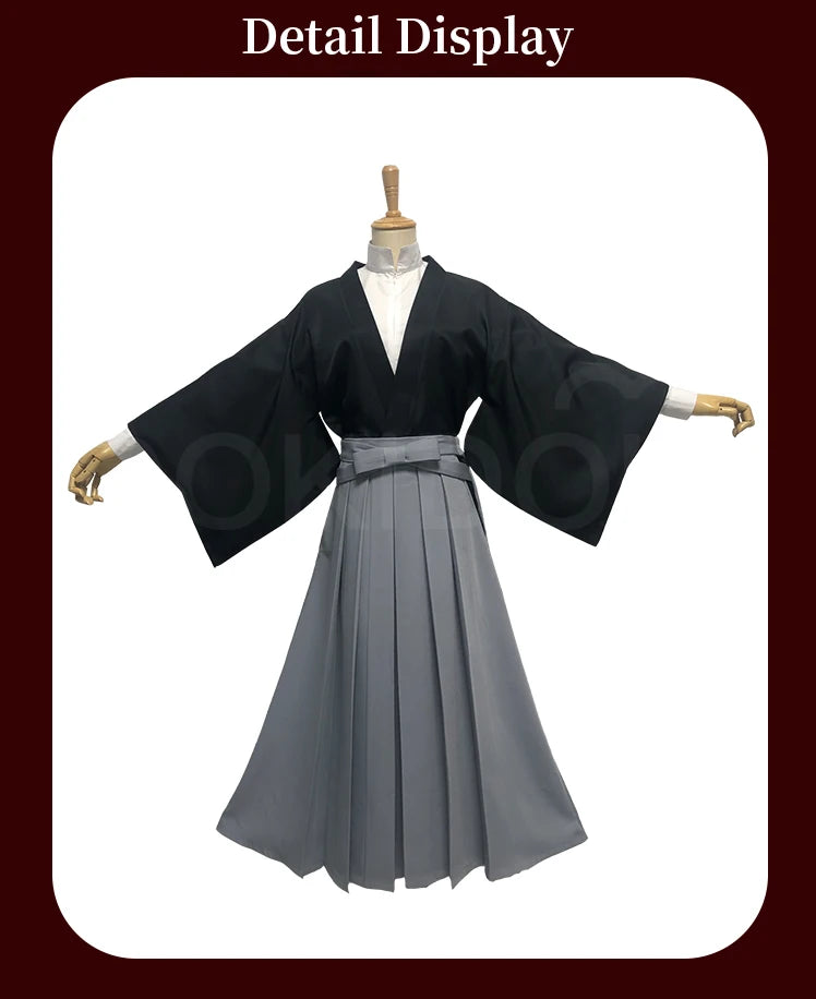 Yugi Tsukasa Cosplay Costume Anime Cosplay【S-2XL】DokiDoki-R Men Kimono Costume Yugii Tsukasa Cosplay Hat Plus Size