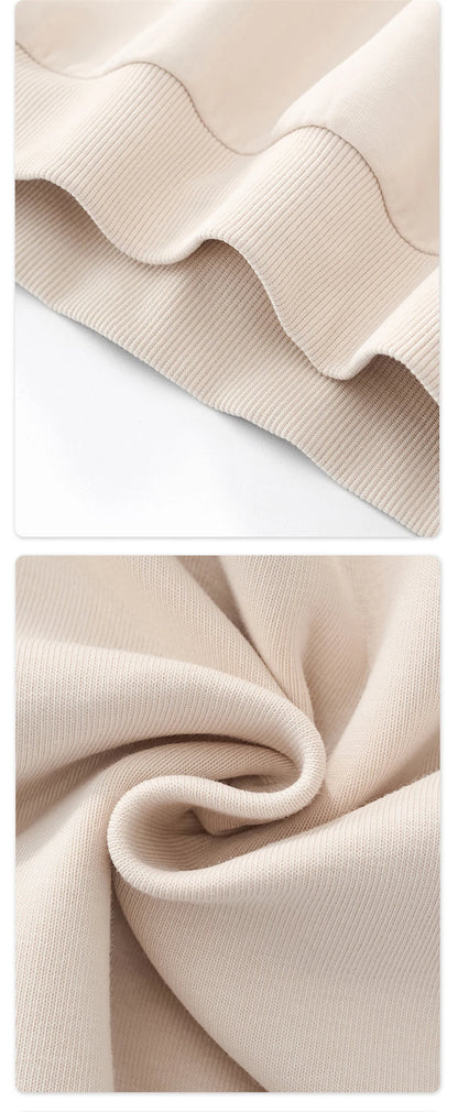 ZODF Trendy Winter 350gsm Solid Fleece Hooded Hoodies For Man Unisex Boxyfit Solid Warm Pullovers Brand Clothing HY0038