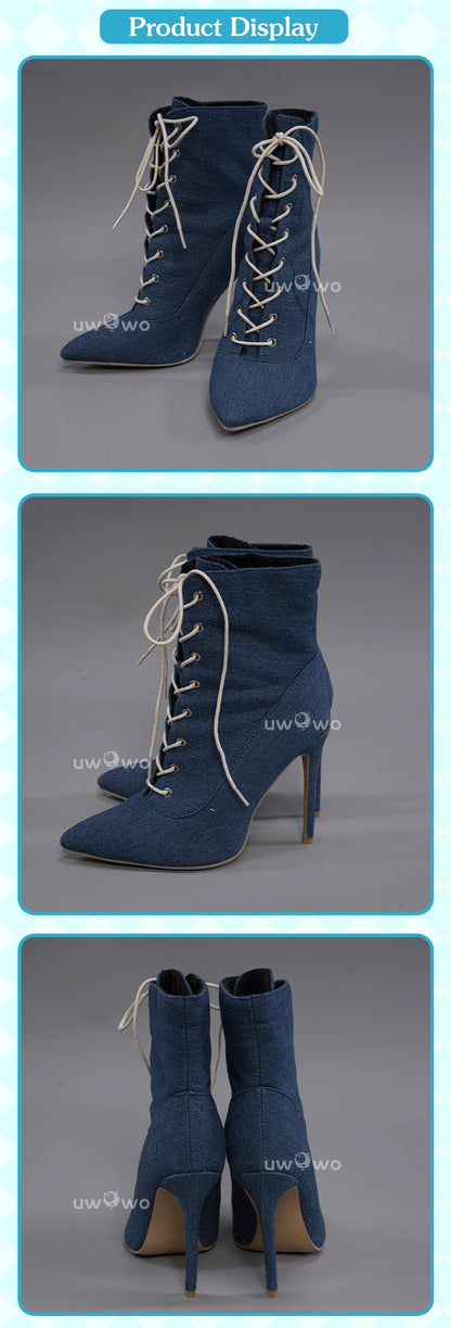 LAST BATCH UWOWO Furina Cosplay Shoes Genshin Impact Fanart Furina Cute Bunny Suit Cosplay Boots Footwear