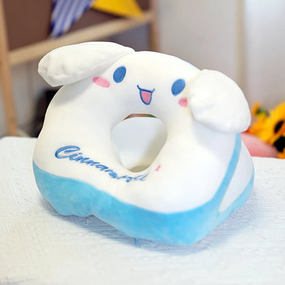 Cute My Melody Kuromi Nap Pillow Lovely Hollow Hand Rests Office Classroom StellaLou Cinnamoroll Pillow Cushion Gifts Washable