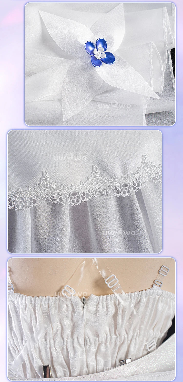 LAST BATCH UWOWO Unicorn Cosplay Game Azurr Lanee Unicorn (Retrofit) Cosplay Costume Dress Halloween Costume