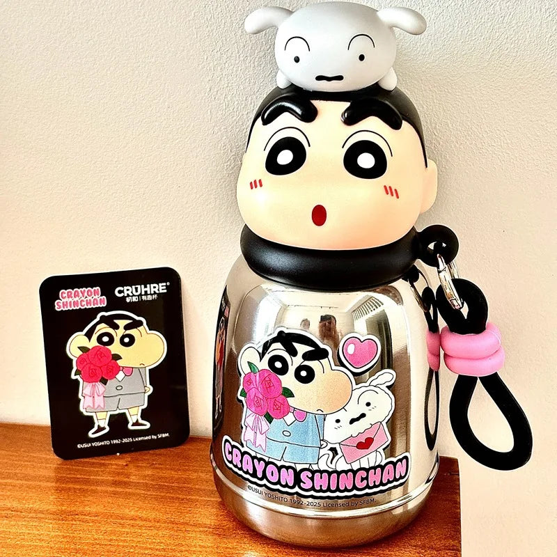 Original Crayon Xiaoxin Insulated Cup Blind Box Cute Large Capacity Portable Water Cup Christmas Surprise Girl Gift Mystery Box