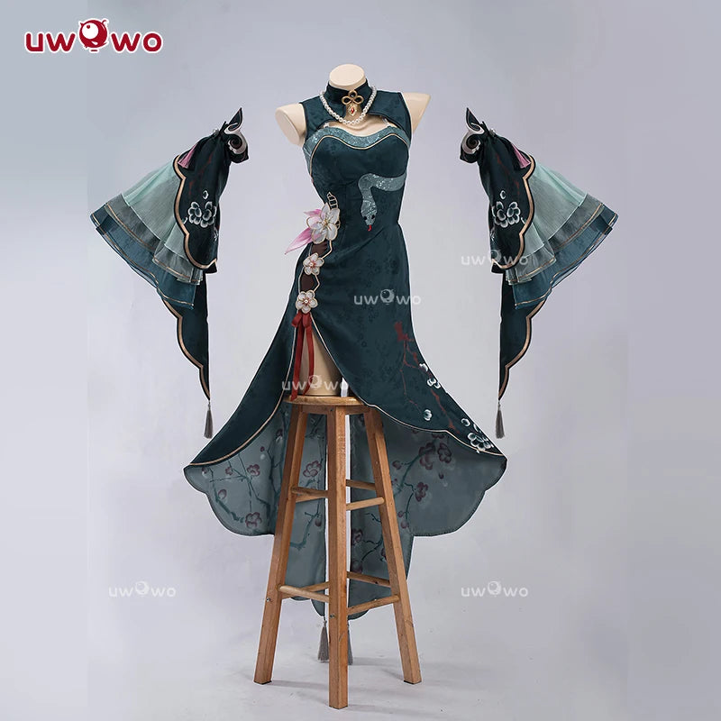 PRE SALE UWOWO Ruan Mei Cosplay Honkai Star Rail Fanart Ruan Mei Ruanmei Qipao Ver. Cosplay Costume Halloween Costume