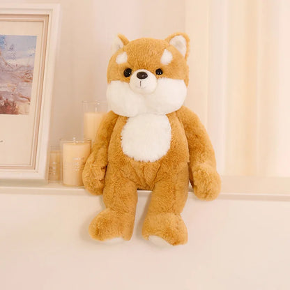 Funny Peek A Boo Frog Plushie Toy Stuffed Soft Bunny Hide Eyes Shiba Inu Dog Panda Crocodile Duck Toys for Kids Birthday Gift