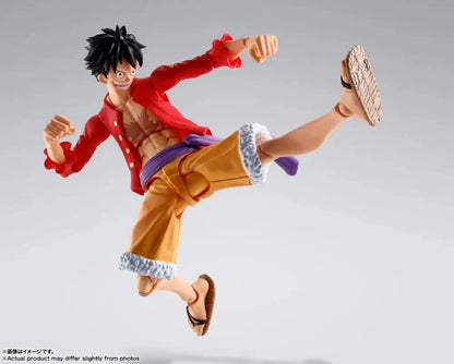 Bandai In Stock Original Shfiguarts Anime One Piece The Raid On Onigashima Monkey D Luffy Figure Model Boxed Toys Gift Genuine