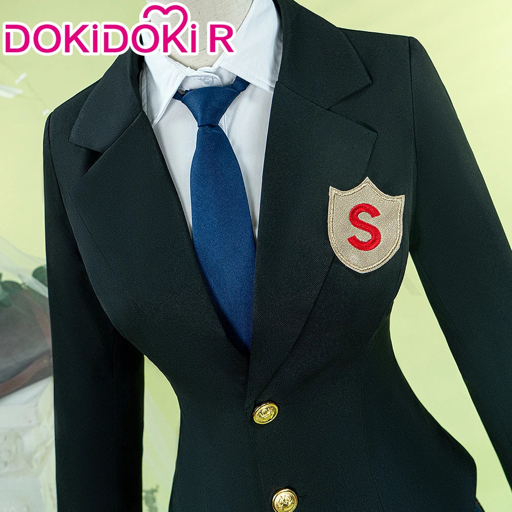 Stocking/Panty Cosplay Costume Anime Cosplay 【S-2XL】DokiDoki-R Female Cute School Uniform Stocking Panty Cosplay Plus Size
