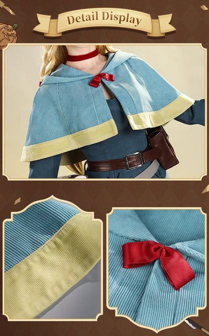 IN STOCK Marcille Donato Cosplay Costume Anime Delicious in Dungeon Cosplay DokiDoki-SR Women Uniform Dress Marcille Cosplay