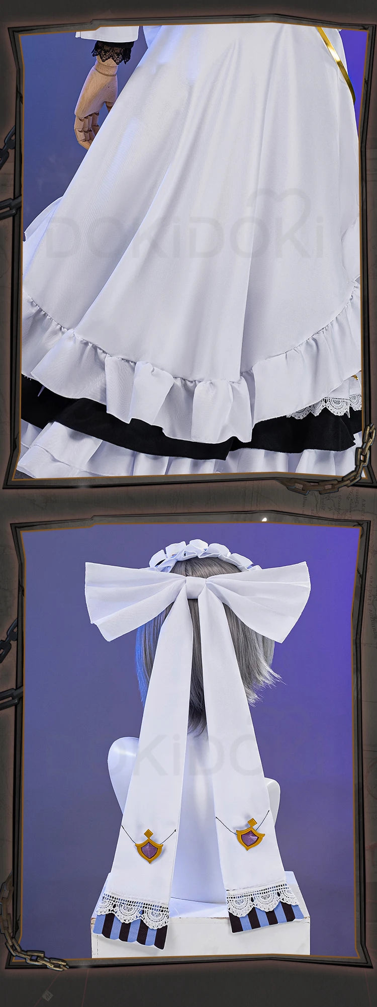 Blade Cosplay Costume Game Nu: Carnival Cosplay【S-2XL】DokiDoki-R Men Sexy Maid Costume Dress Blade Halloween Cosplay Plus Size