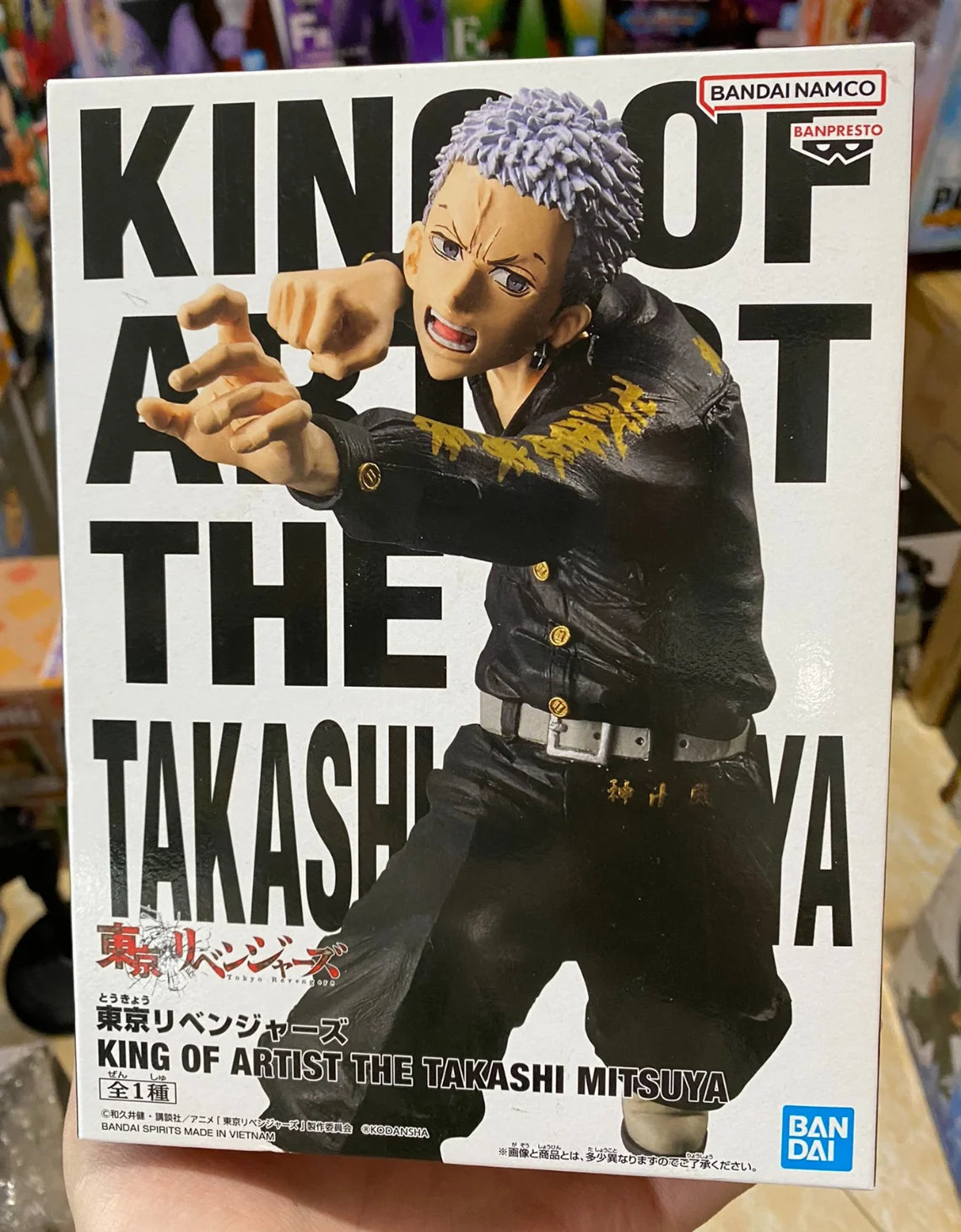 Original In Stock King of Artist Koa Tokyo Revengers Manjiro Sano Draken Mitsuya Takashi Action Figure Model Gifts Genuine