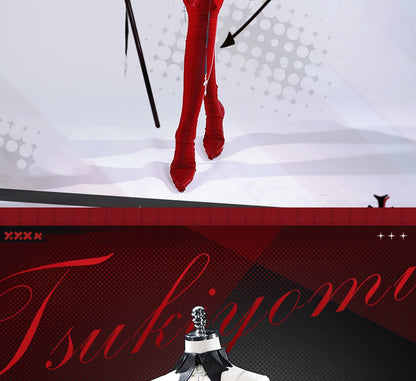 Tsukiyomi Utau Cosplay Costume Anime Shugo Chara Cosplay DokiDoki-R Women Cute Red Dress Tsukiyomi Utau Devil Cosplay Christmas