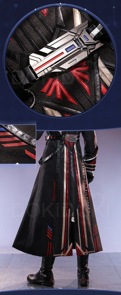 IN STOCK Caleb Cloudsreach Strategy Cosplay Costume Game Love and Deepspace DokiDoki-SR Men Xia Yizhou Caleb Cosplay Halloween