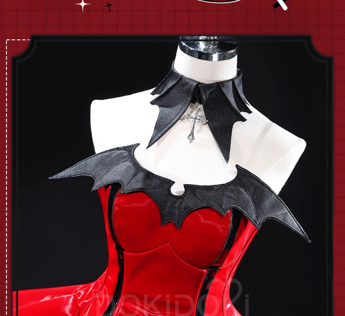 Tsukiyomi Utau Cosplay Costume Anime Shugo Chara Cosplay DokiDoki-R Women Cute Red Dress Tsukiyomi Utau Devil Cosplay Christmas