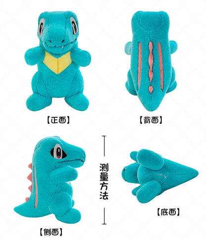 80CM Big Size Pokemon Totodile Plushies Waninoko Peluche Cartoon Anime Kawaii Ornament Comfortable Soft Doll Children Toy Gift