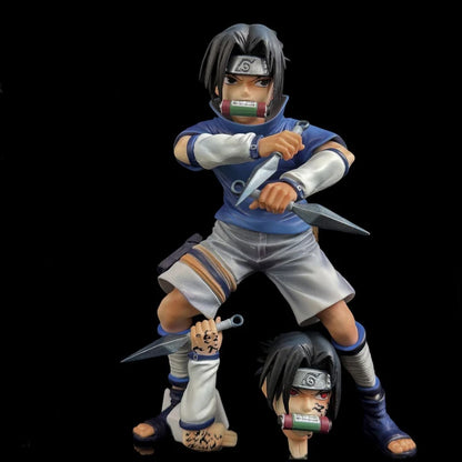 18cm Childhood Sasuke Naruto Anime Figure Naruto Anime Naruto Pvc Statue Model for Anime Ornaments and Peripheral Figures Toy