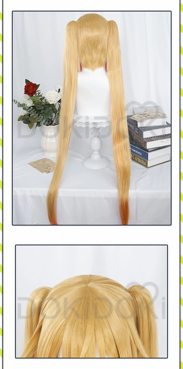 IN STOCK Kanna Tooru Ilulu Wig Anime Miss Kobayashi's Dragon Maid DokiDoki Kanna Cosplay Women Long Hair Free Cap