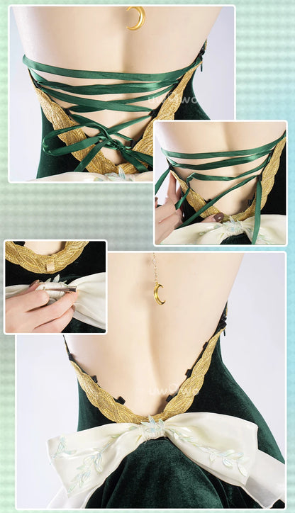 IN STOCK UWOWO C.C.Cosplay Anime Codee Geasss:C.C. CC Court Style Gown Cosplay Costume Halloween Costume