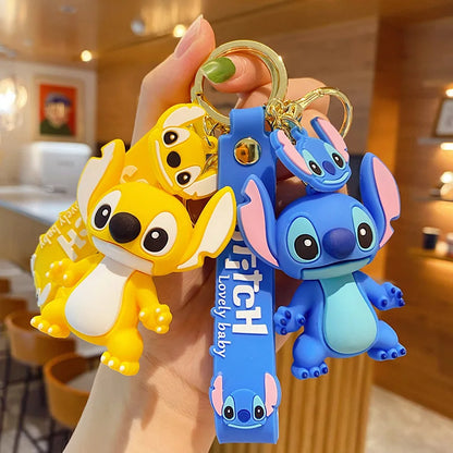Cartoon Anime Disney Keychain Tom and Jerry Toys Doll Car Cute Keychains Bag Pendant Action Figure Pendant Kids Toys Gifts