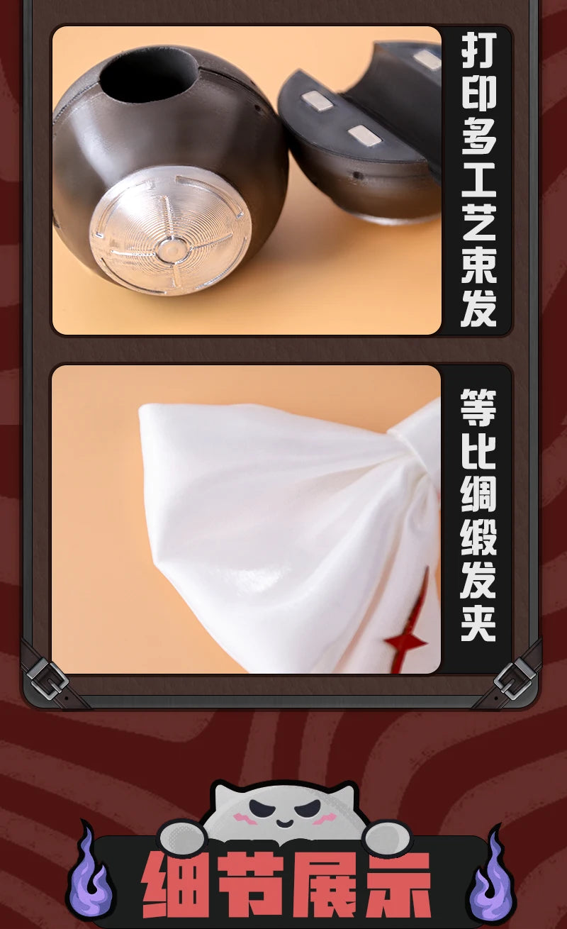 Zenless Zone Zero Ukinami Yuzuha Cosplay Costume Wig Skirt Uniform Earrings Headwear Spook Shack Halloween Party for Women Girls