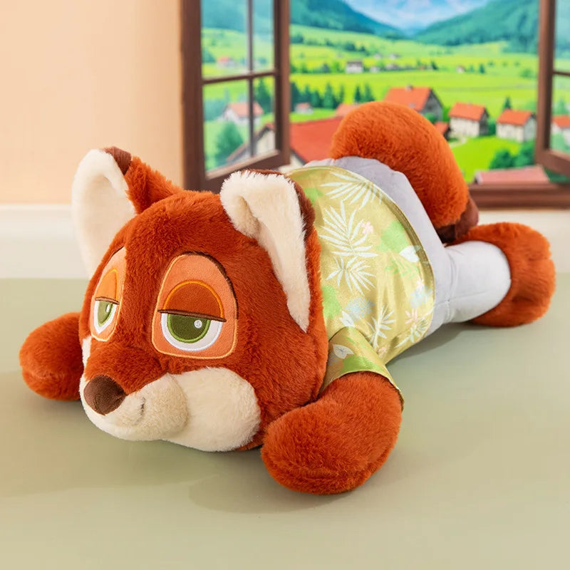 45/60/80cm Big Size Judy Hopps Nick Wilde Anime Plush Stuffed Doll Zootopia Kawaii Peluche Children's Kawaii Pillow Holiday Gift