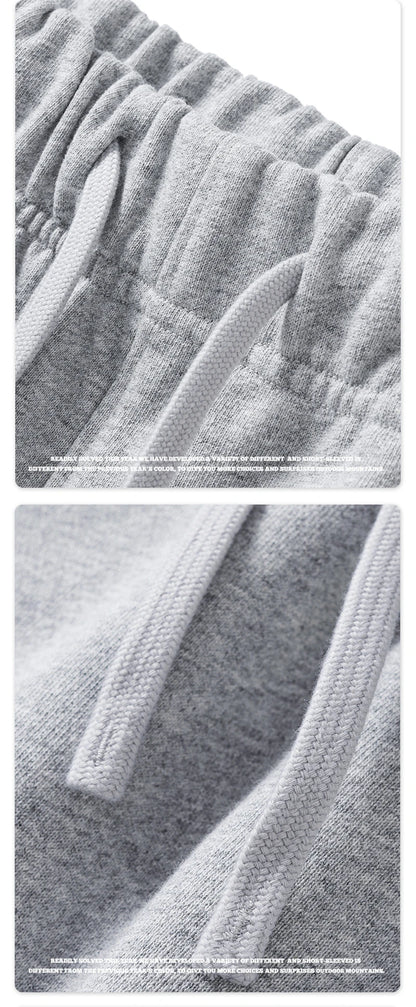 ZODF 2025 Winter Man Basic 420gsm Straight Pants Unisex Loose Clean Fit Sport Trousers Brand Streetwears HY0061