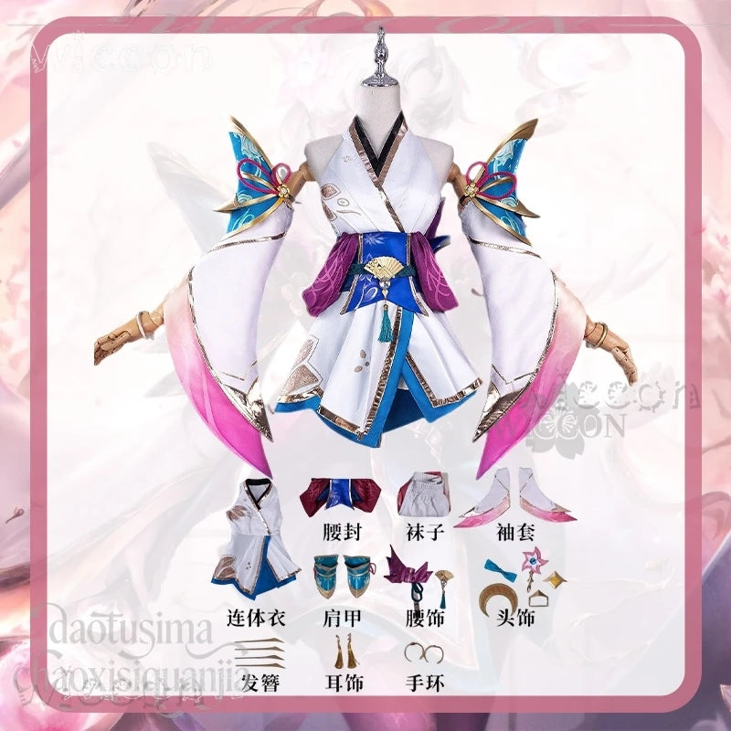 Leagguuee Anime Spirit Blossom Luuxx Costume Polyester Set - suit / XXL