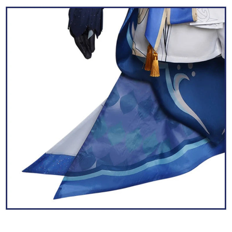Genshin Impact Furina Cosplay Costume Set Polyester