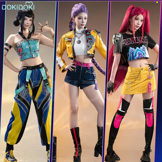 【Last Batch】Rumii Miraa Zoeyy Cosplay Costume Demon【XS-3XL】DokiDoki-SR Yellow Costume Zoeyy Rumii Cosplay Plus Size