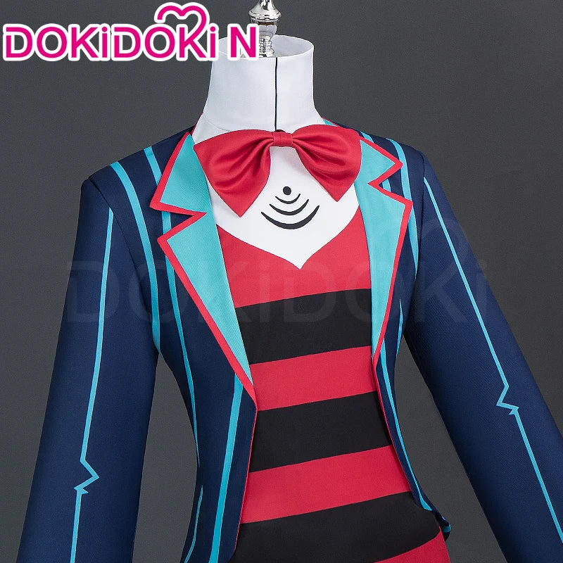 IN STOCK Vox Cosplay Costume Anime Cosplay【XS-3XL】DokiDoki-N Vees Vox Cosplay Hat Demon Men Costume Vox Plus Size