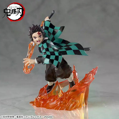 SEGA XrossLink Demon Slayer Tanjiro Kamado Akaza Tomioka 150mm PVC Model