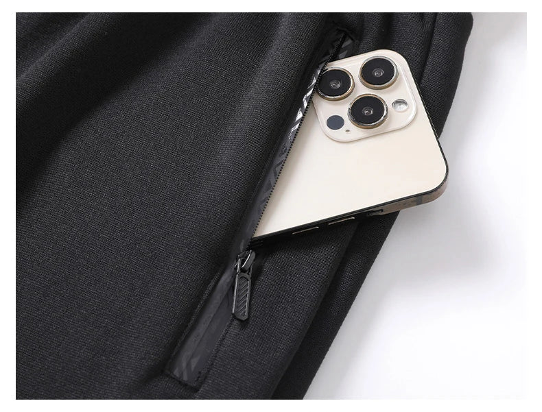 Chrlck Men’s Unisex Winter Fleece Sweatpants Warm Running Jogging Sport Trousers Elastic Waist Thick