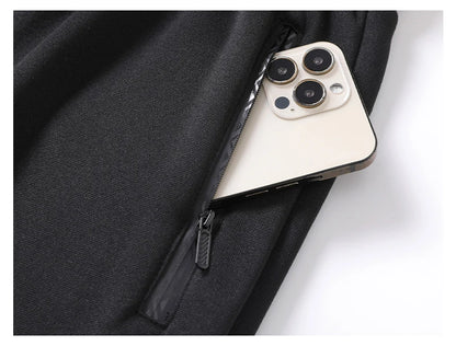 Chrlck Men’s Unisex Winter Fleece Sweatpants Warm Running Jogging Sport Trousers Elastic Waist Thick