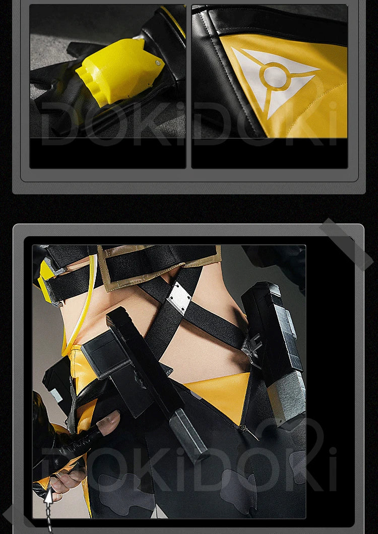 Trigger Cosplay Costume Game Zenless Zone Zero【S-2XL】DokiDoki-R ZZZ Trigger Women Halloween Sexy Costume Plus Size