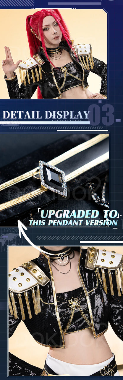 【Last Batch】IN STOCK Rumii Miraa Zoeyy Cosplay Costume【S-3XL】DokiDoki-SR Women Golden Costume Rumii Cosplay Suit Plus Size