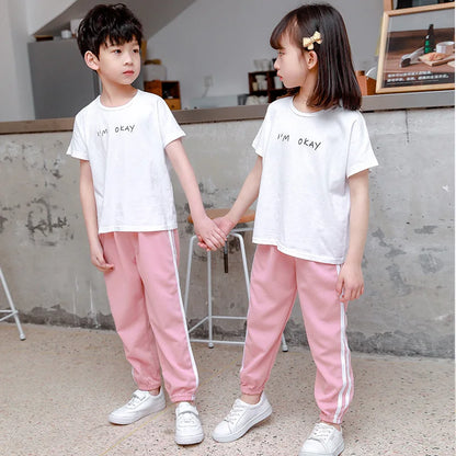 Boys Pants Girls Trousers Striped Boutique Spring Summer Fall Children Clothes Kids Pants Casual Toddler 3 to 4 5 6 7 8 9 Years
