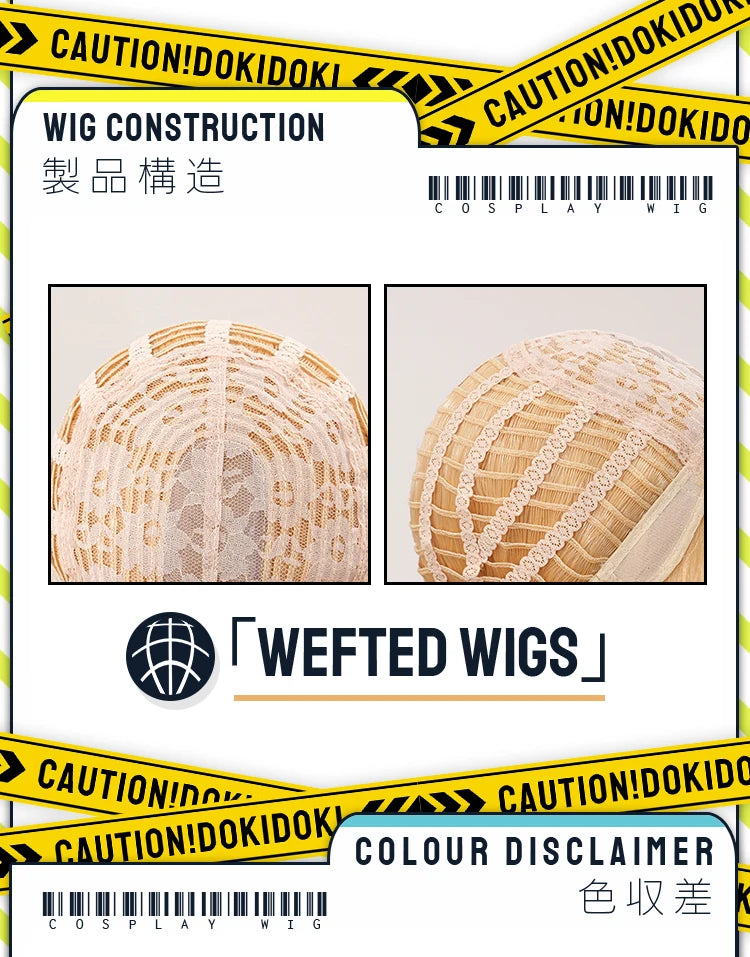 Emilie Wig Game Genshin Impact Cosplay Wig DokiDoki Perfumer Emilie Cosplay Glasses Necklace Women 45cm Short Hair Free Wig Cap