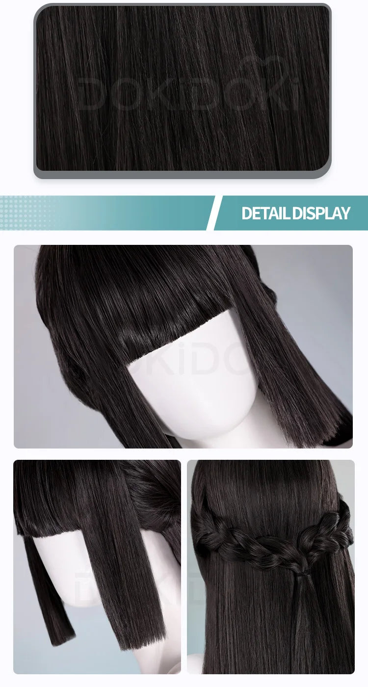 IN STOCK Hoshimi Miyabi Cosplay Costume Game Zenless Zone Zero Cosplay DokiDoki-SR Hoshimi Miyabi Cosplay Wig Women Halloween