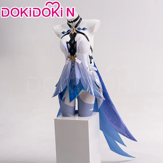 IN STOCK Skirk Cosplay Costume Game Genshin Impact【XS-3XL】DokiDoki-N Childe Tartaglia Master Skirk Cosplay Plus Size Halloween