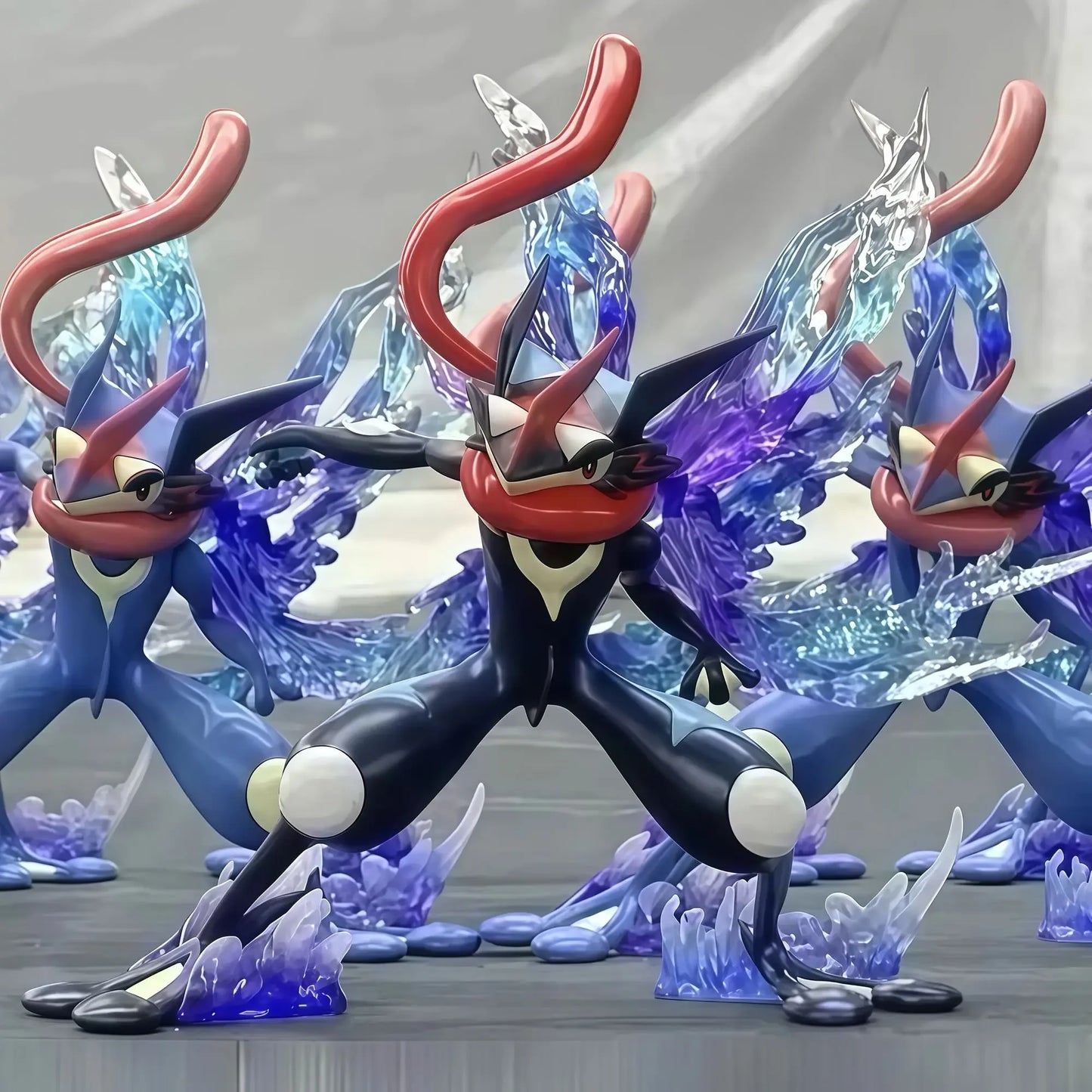 9cm Pokemon Greninja Figure Battle Ash Ketchum Greninja Action Figure Pvc Anime Collection Model Desk Ornament Doll Toy Gifts