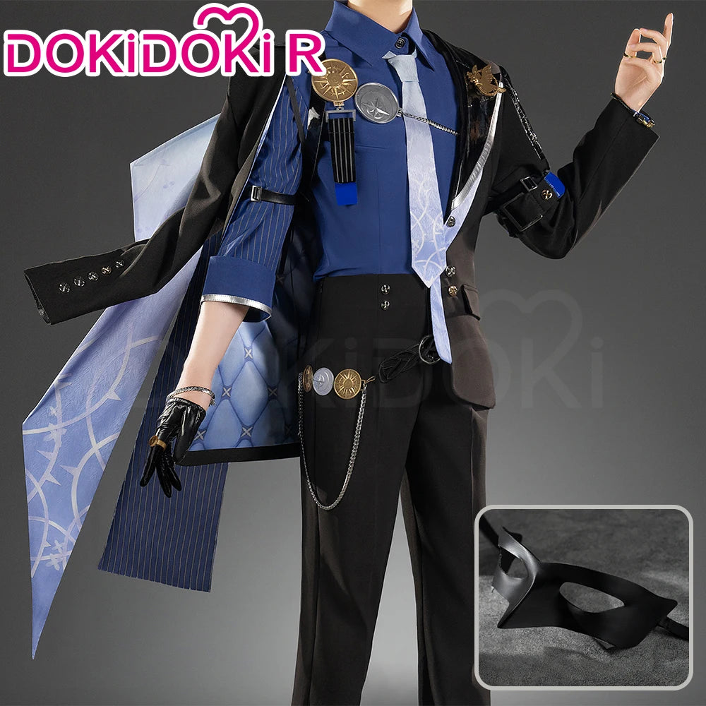 IN STOCK Hugo Cosplay Costume Game Zenless Zone Zero DokiDoki-R ZZZ Men Hugo Vlad Ravenlock Cosplay Hat Halloween